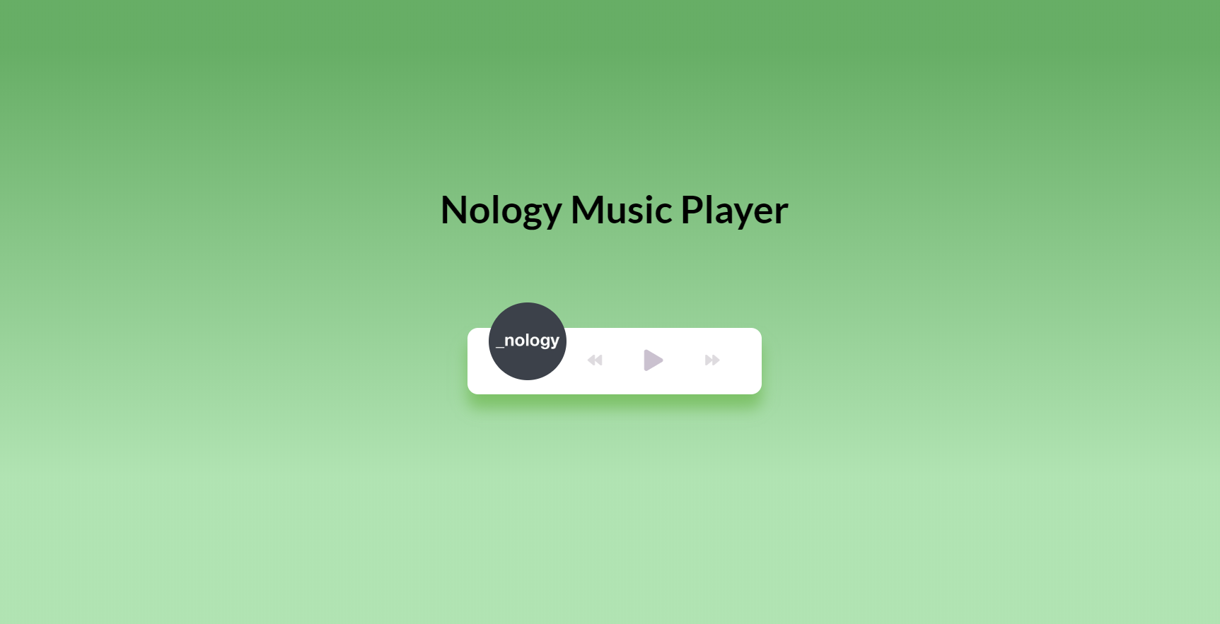 Nology Music Player
